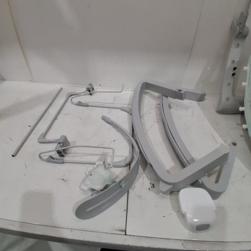 INGENUITY 3-IN-1 KEEP COZY GROW WITH ME VIBRATING BABY BOUNCER, ROCKER & CHAIR - 40LBS CAPACITY - WEAVER THEME GREY/WHITE/GREEN (MODEL: ‎12428) image 4