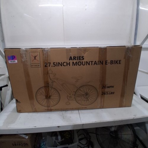 C INVERTER ARIES ELECTRIC BIKE WITH REMOVABLE BATTERY & LOCKABLE SUSPENSION - 800W, 32KM/H MAX, 27.5" wheels - BLACK/RED image 9