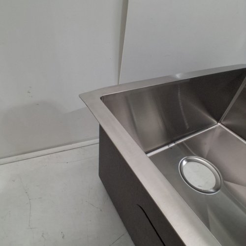 GARVEE STAINLESS STEEL HANDMADE SINK - 22" X 18" X 9" - STAINLESS STEEL image 3
