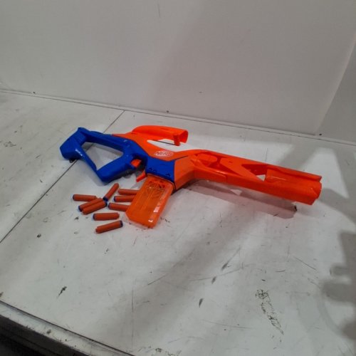 NERF N SERIES PINPOINT PRECISION BLASTER WITH 18 N1 FOAM DARTS- ORANGE/BLUE image 2