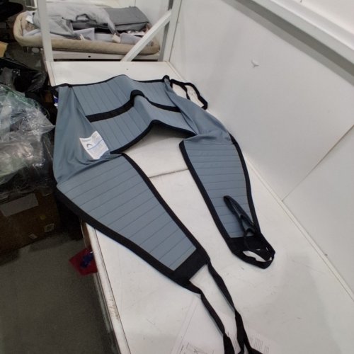 PATIENT AID PADDED U-SWING PATIENT LIFT WITHOUT HEAD REST - EXTRA LARGE/ 600LBS MAX - GREY/BLACK (MODEL: PA-650XL) image 3