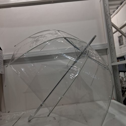 AMAZON BASICS ROUND BUBBLE UMBRELLA - 32"- CLEAR image 5