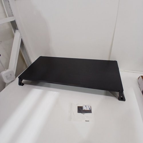 ALLSOP LO RISER MONITOR/LAPTOP STAND - 24" X 11" X 2" - 3" - 30LBS MAX - BLACK image 2