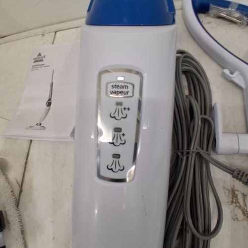 BISSELL POWERFRESH STEAM MOP - WHITE/BLUE - (MODEL: 1940B) image 2