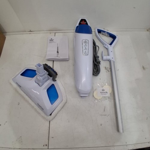 BISSELL POWERFRESH STEAM MOP - WHITE/BLUE - (MODEL: 1940B) image 3
