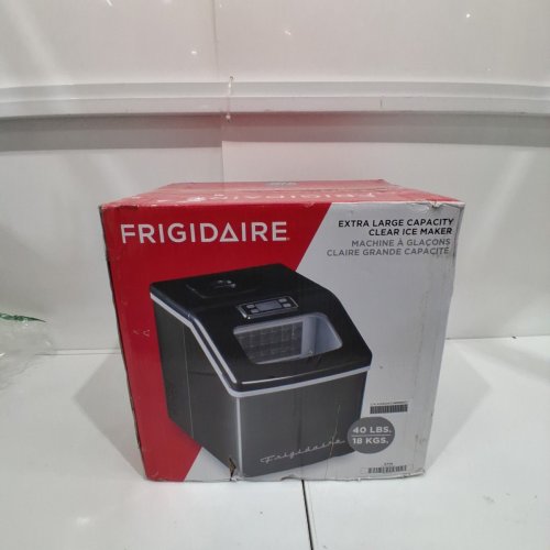 FRIGIDAIRE EXTRA LARGE CLEAR SQUARE ICE MAKER - 2.2L WATER TANK - BLACK (MODEL: EFIC452-SSBLACK) image 9