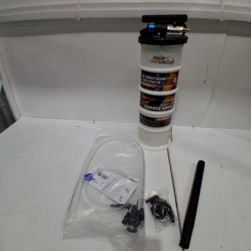 FOUR UNCLES MANUAL FLUID EXTRACTOR PUMP - 6.5L - WHITE/BLACK image 2
