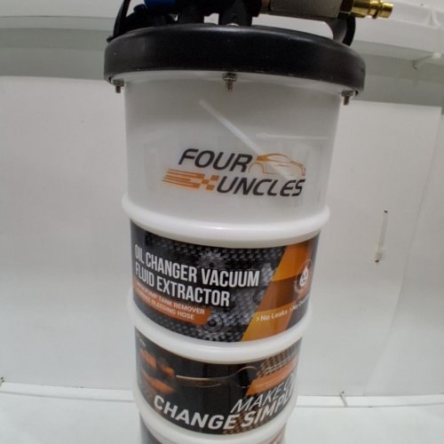FOUR UNCLES MANUAL FLUID EXTRACTOR PUMP - 6.5L - WHITE/BLACK image 4