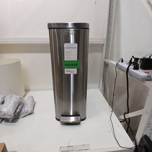 BRIGHTROOM STAINLESS STEEL TRASH CAN - 45L/13GAL image 2