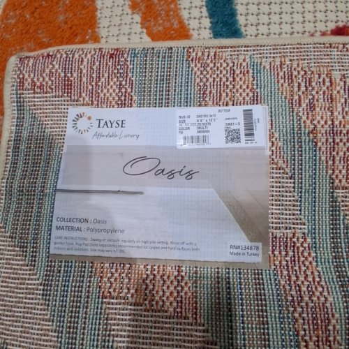 TAYSE AREA RUG - 8FT 9" X 12FT 2" - MULTI-COLOUR (STYLE: OAS1001 9 X 12) image 3