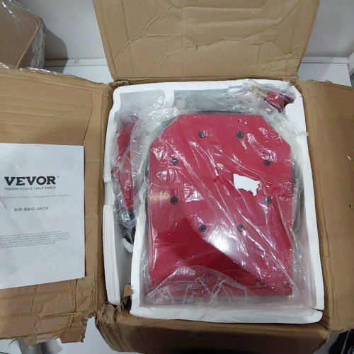 TRIPLE BAG AIR JACK WITH SIX STEEL PIPES - 3 TON/6600 LBS - RED - (MODEL:HR-3B) image 2