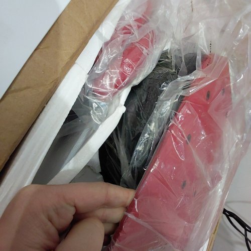 TRIPLE BAG AIR JACK WITH SIX STEEL PIPES - 3 TON/6600 LBS - RED - (MODEL:HR-3B) image 3