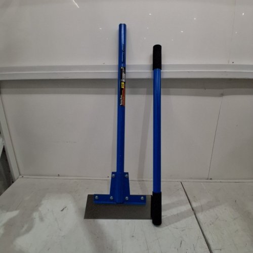 TOOLTECH XPERT FLOOR SCRAPER WITH FIBERGLASS HANDLE - 12" - BLUE/BLACK (MODEL: 130663) image 2