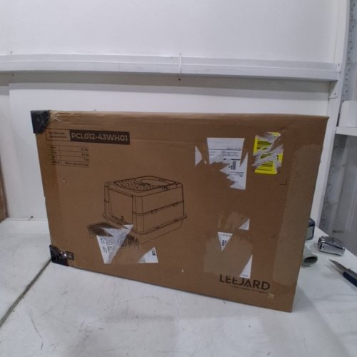 LEEJARD XL CAT LITTER BOX WITH 120° LID - 24" (MODEL: PCL012) image 4