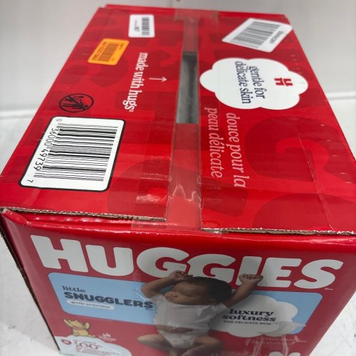 84PK HUGGIES LITTLE SNUGGLERS DIAPERS - SIZE NB image 2