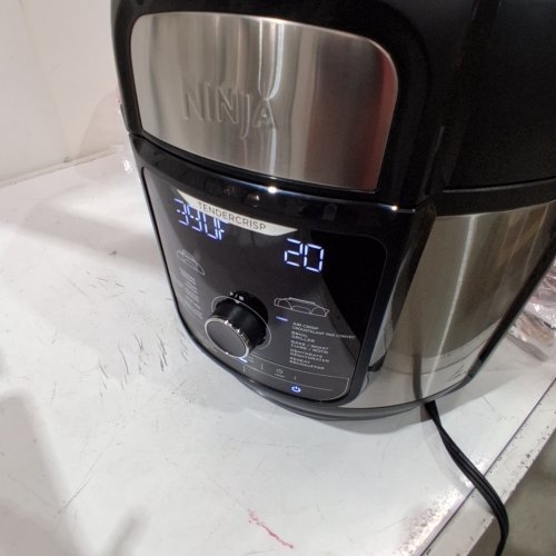 NINJA FOODI 8 QUART 9-IN-1 DELUXE XL PRESSURE COOKER & AIR FRYER - STAINLESS STEEL/SILVER - (FD401C) image 2