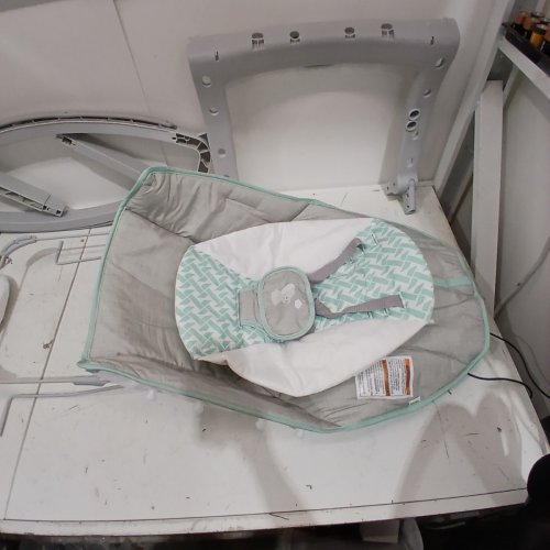 INGENUITY KEEP COZY 3-IN-1 GROW WITH ME VIBRATING BABY BOUNCER SEAT & INFANT TO TODDLER ROCKER - GREY/BLUE (MODEL: 12428) image 4