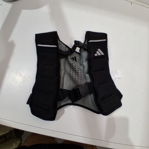 ADIDAS WEIGHTED VEST - 12LBS - GREY/BLACK image 2