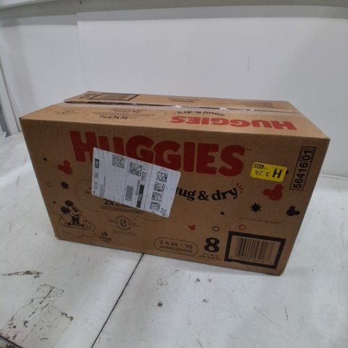 96PK HUGGIES SNUG AND DRY DIAPERS - SIZE 8 (OVER 46LB) - DISNEY MICKEY MOUSE image 2