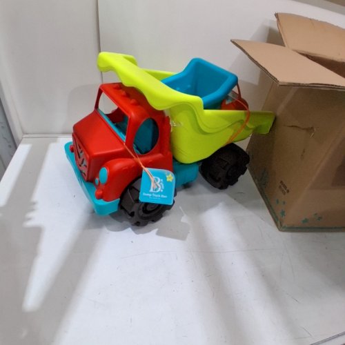 2PC B. TOYS DUMP TRUCK TOY SET - MULTICOLOUR (STYLE: DUMP TRUCK DUO) image 3