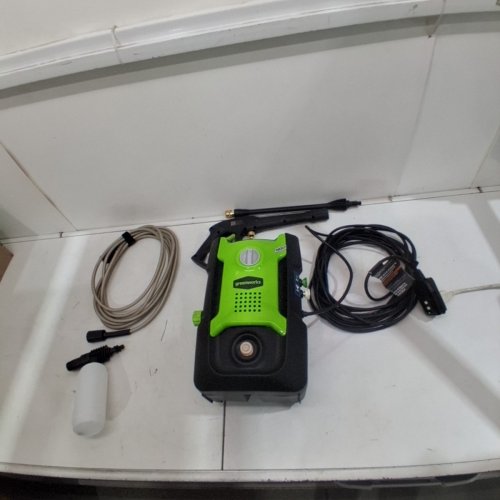 GREENWORKS ELECTRIC PRESSURE WASHER - 1600PSI 1.2GPM - GREEN/BLACK - (MODEL: GPW1602) image 3