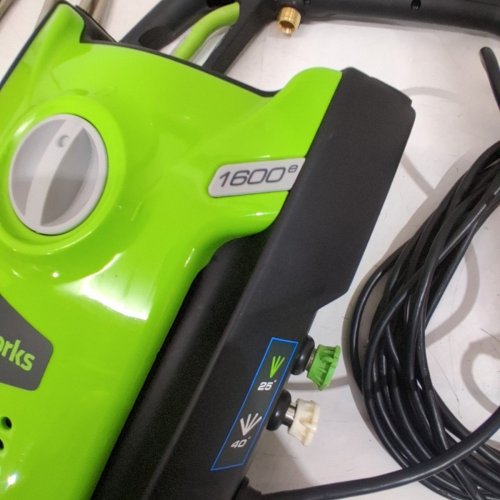 GREENWORKS ELECTRIC PRESSURE WASHER - 1600PSI 1.2GPM - GREEN/BLACK - (MODEL: GPW1602) image 4