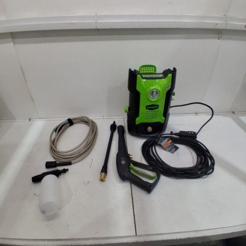 GREENWORKS ELECTRIC PRESSURE WASHER - 1600PSI 1.2GPM - GREEN/BLACK - (MODEL: GPW1602) image 5