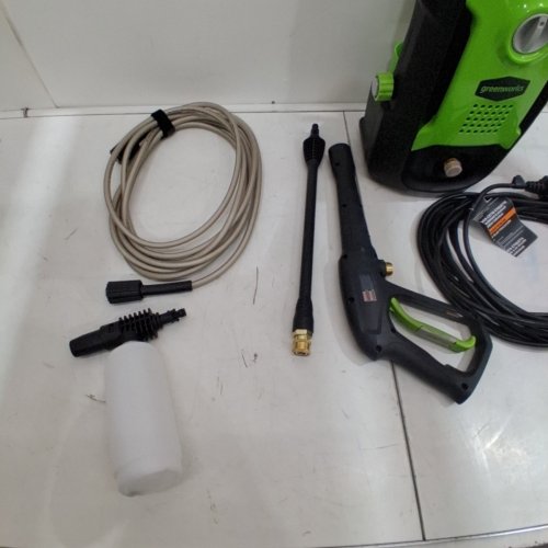 GREENWORKS ELECTRIC PRESSURE WASHER - 1600PSI 1.2GPM - GREEN/BLACK - (MODEL: GPW1602) image 6