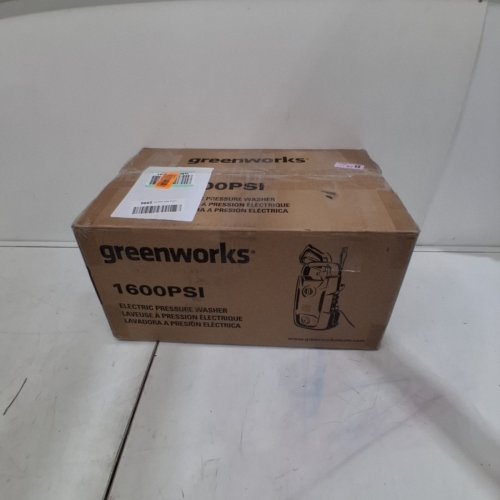 GREENWORKS ELECTRIC PRESSURE WASHER - 1600PSI 1.2GPM - GREEN/BLACK - (MODEL: GPW1602) image 8