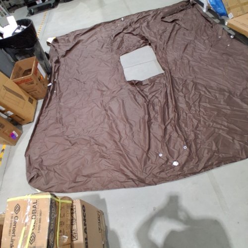 OUTSUNNY METAL POP UP CANOPY GAZEBO COVER - 11FT X 10FT - BROWN image 3
