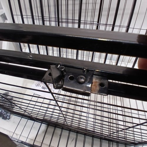 METAL DOG KENNEL CRATE FOR SMALL MEDIUM DOGS - 49" X 24" X 24" - BLACK image 8