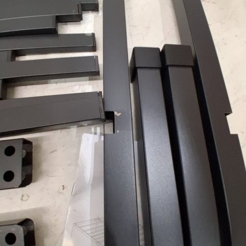HEAVY DUTY METAL BED FRAME - KING - BLACK (ITEM: 8801) image 4