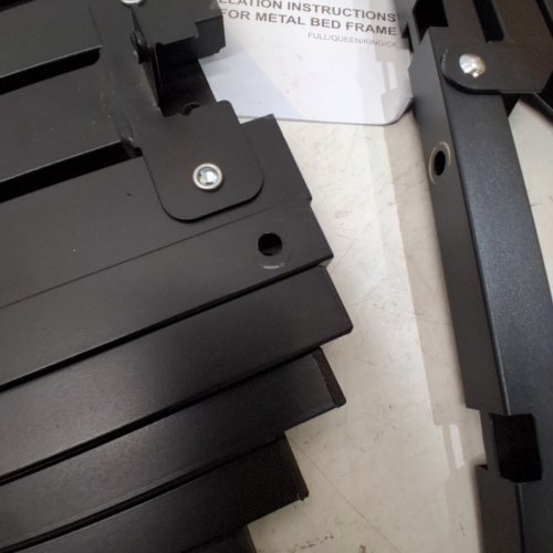 HEAVY DUTY METAL BED FRAME - KING - BLACK (ITEM: 8801) image 5