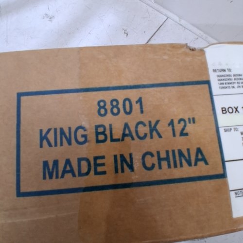 HEAVY DUTY METAL BED FRAME - KING - BLACK (ITEM: 8801) image 8