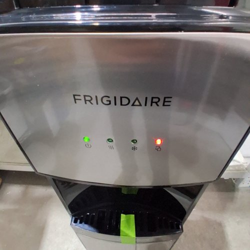 FRIGIDAIRE HOT AND COLD WATER DISPENSER - 5 GALLON - STAINLESS STEEL/BLACK (MODEL: EFWC505) image 2