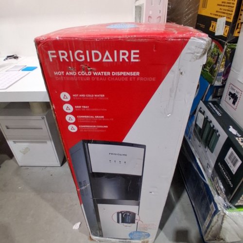 FRIGIDAIRE HOT AND COLD WATER DISPENSER - 5 GALLON - STAINLESS STEEL/BLACK (MODEL: EFWC505) image 8