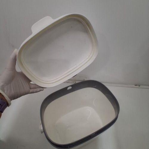 OXO GOOD GRIPS EASY-CLEAN COMPOST BIN WITH LID - 1.75GAL - WHITE image 4