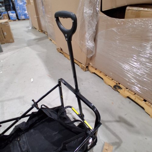 AMAZON BASICS COLLAPSIBLE FOLDING HEAVY DUTY UTILITY WAGON-265LBS MAX-BLACK (MODEL: JC160) image 5