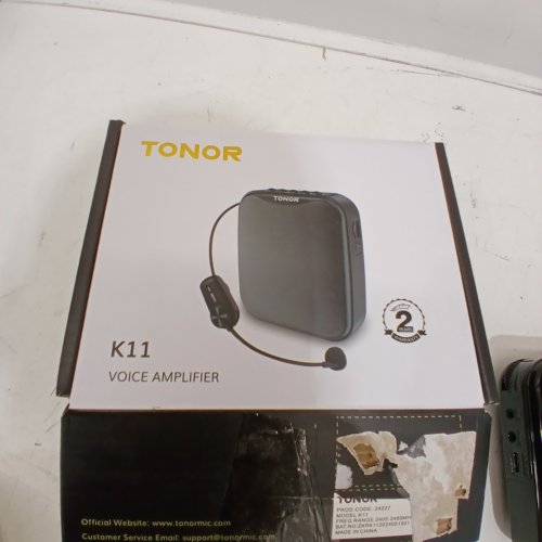 TONOR VOICE AMPLIFIER - BLACK (MODEL: K11) image 3