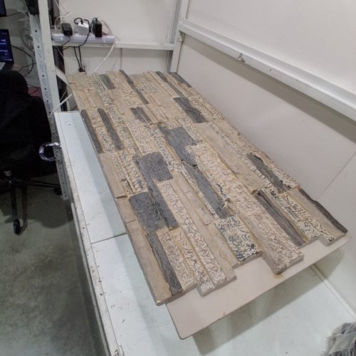 EKENA MILLWORK CASCADE STACKED FAUX STONE SIDING PANEL - 48 5/8" W X 24 3/4" H X 1 1/4" D - SMOKEY RIDGE (MODEL: B07PR2555J) image 3