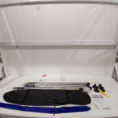 VEVOR DUST BARRIER POLES KIT FOR DUST BARRIER SYSTEM - 10FT POLES / 33FT X 13FT SHEET (MODEL: RECHDB1) image 2