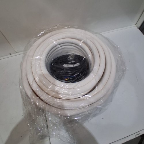 AIR CONDITIONING MINI SPLIT LINE SET CONNECTION PIPE - 1/4" X 3/8" X 50FT - WHITE (MODEL: F8-027628) image 3