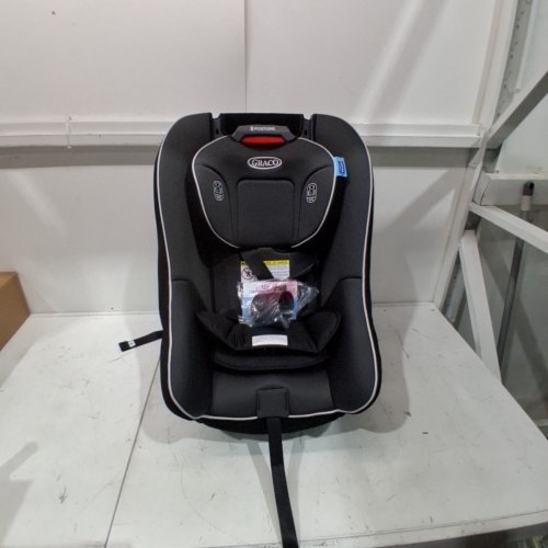 GRACO CONTENDER 65 CONVERTIBLE CAR SEAT WITH REAR‑TO‑FORWARD 5‑POINT HARNESS (5–65 LB), NO‑RETHREAD SIMPLY SAFE ADJUST, MACHINE‑WASHABLE PAD AND CUP HOLDER - GREY (MODEL : 2061867) image 3