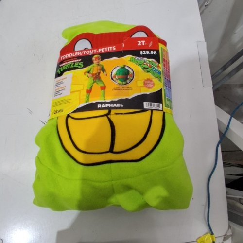 3PC RUBIES TEENAGE MUTANT NINJA TURTLES RAPHAEL COSTUME - 2T - RED/GREEN image 2
