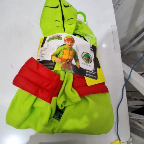 3PC RUBIES TEENAGE MUTANT NINJA TURTLES RAPHAEL COSTUME - 2T - RED/GREEN image 3