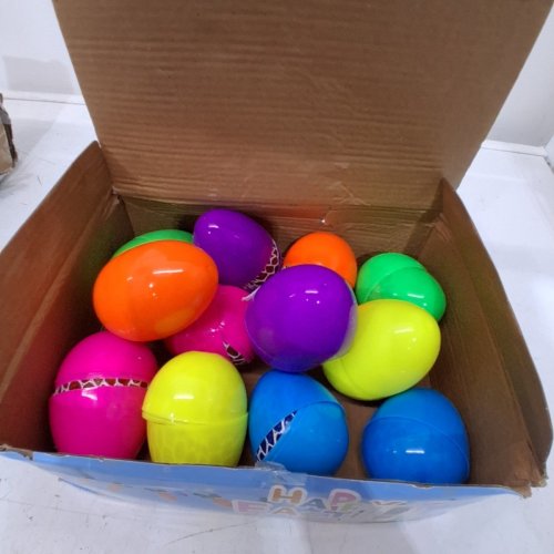 12PK ALUNVE PREFILLED EASTER EGGS WITH SQUISHY - MULTICOLOR image 2