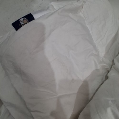 SERTA GOOSE FEATHER DOWN FIBER COTTON COMFORTER - KING - WHITE (MODEL: SE003026) image 2