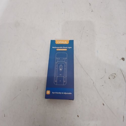 OPAUL USB RECHARGEABLE BOOK LIGHT WITH 3 COLORS & 5 BRIGHTNESS SETTINGS - BLUE image 4