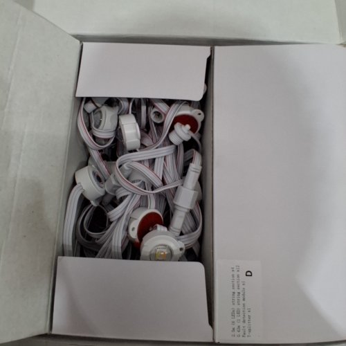 ASAHOM PERMANENT OUTDOOR LIGHTS - WLED INTEGRATION, AI LIGHTING, 30000 LIGHTING EFFECT COMBINATION, IP67 WATERPROOF - 200FT WITH 144 RGBCW LEDS - WHITE - (MODEL: S107D) image 6