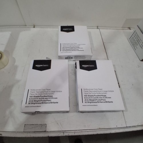 1500PK AMAZON BASICS MULTIPURPOSE COPY PAPER FOR OFFICE USE - LETTER SIZE (8.5" X 11") - WHITE image 2